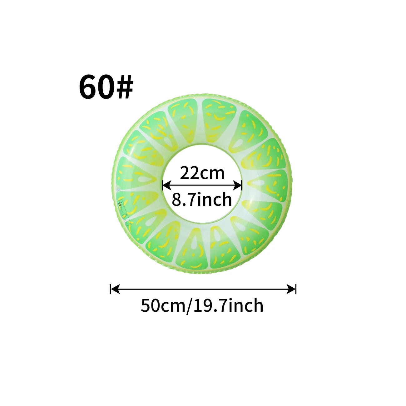 Fruit Pool Buoy – Inflatable Summer Ring