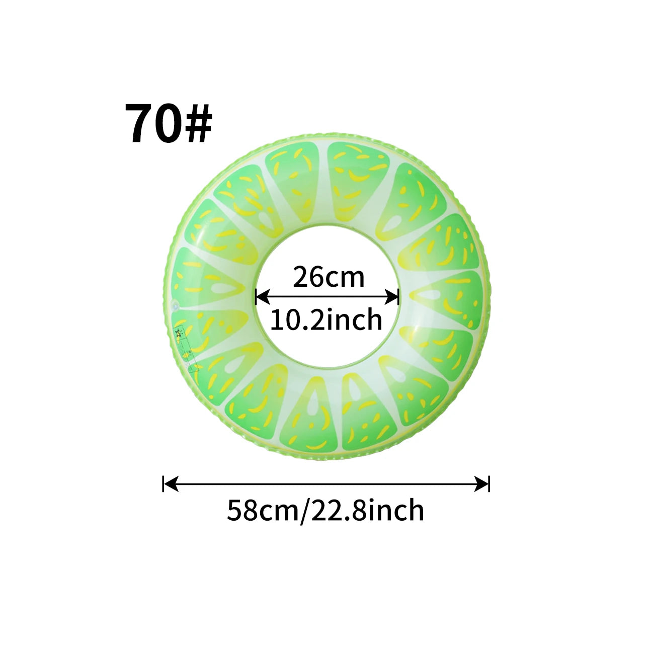 Fruit Pool Buoy – Inflatable Summer Ring