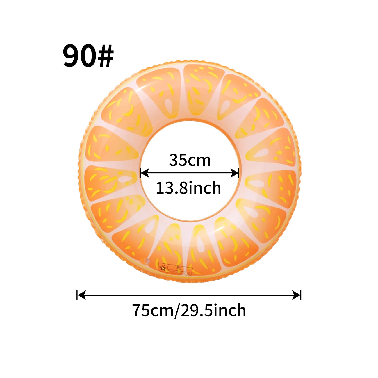 Fruit Pool Buoy – Inflatable Summer Ring