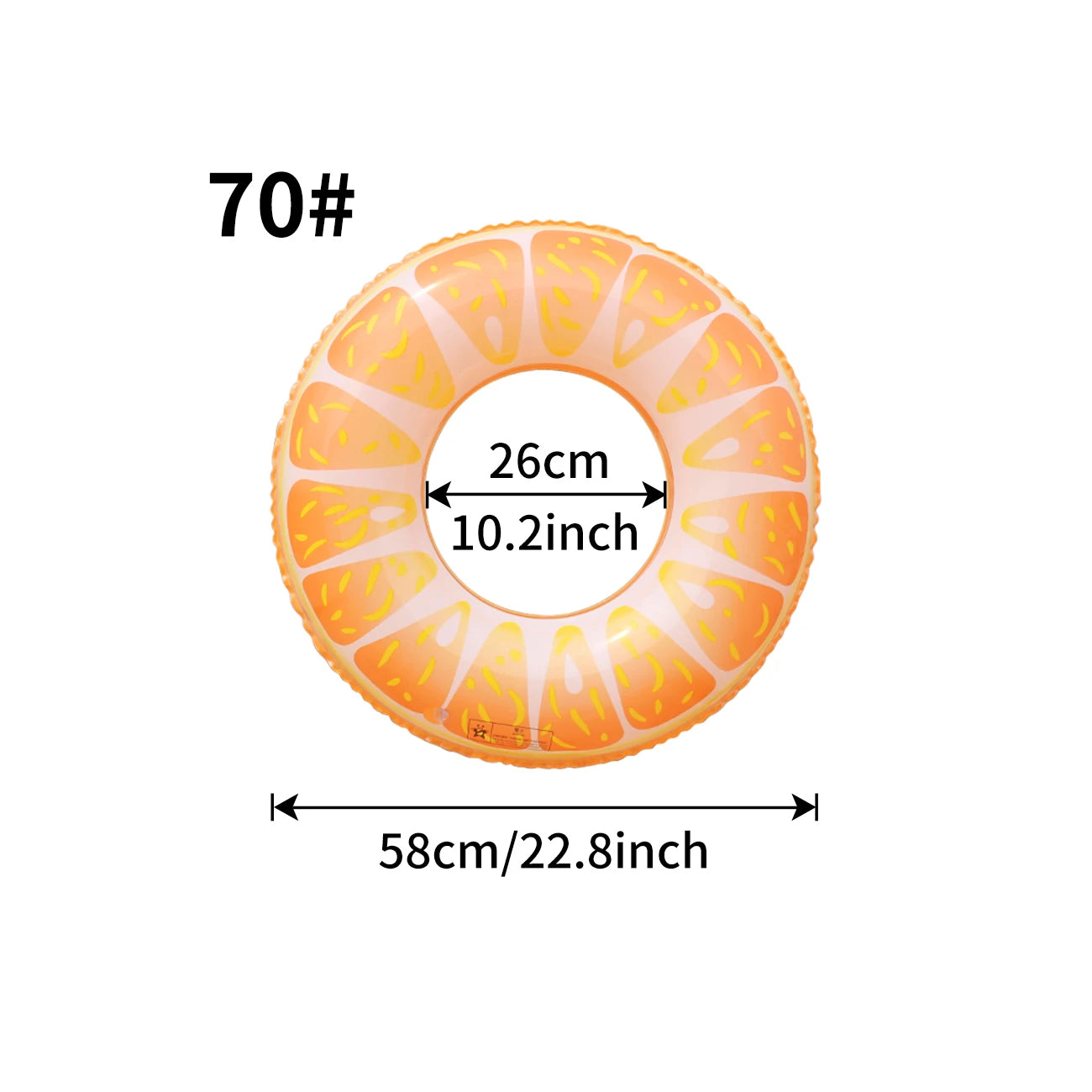 Fruit Pool Buoy – Inflatable Summer Ring