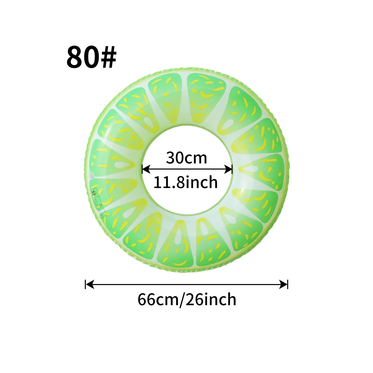 Fruit Pool Buoy – Inflatable Summer Ring