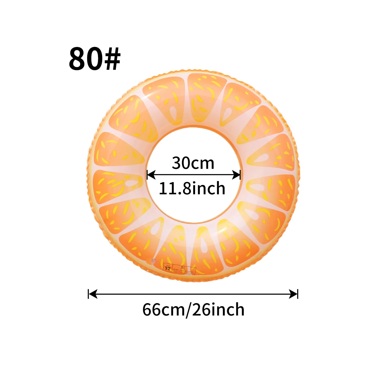 Fruit Pool Buoy – Inflatable Summer Ring