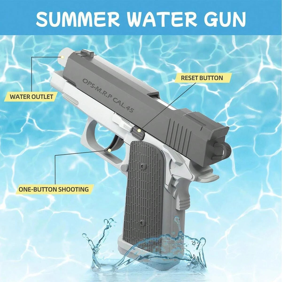Automatic Water Gun – Rechargeable Summer Toy