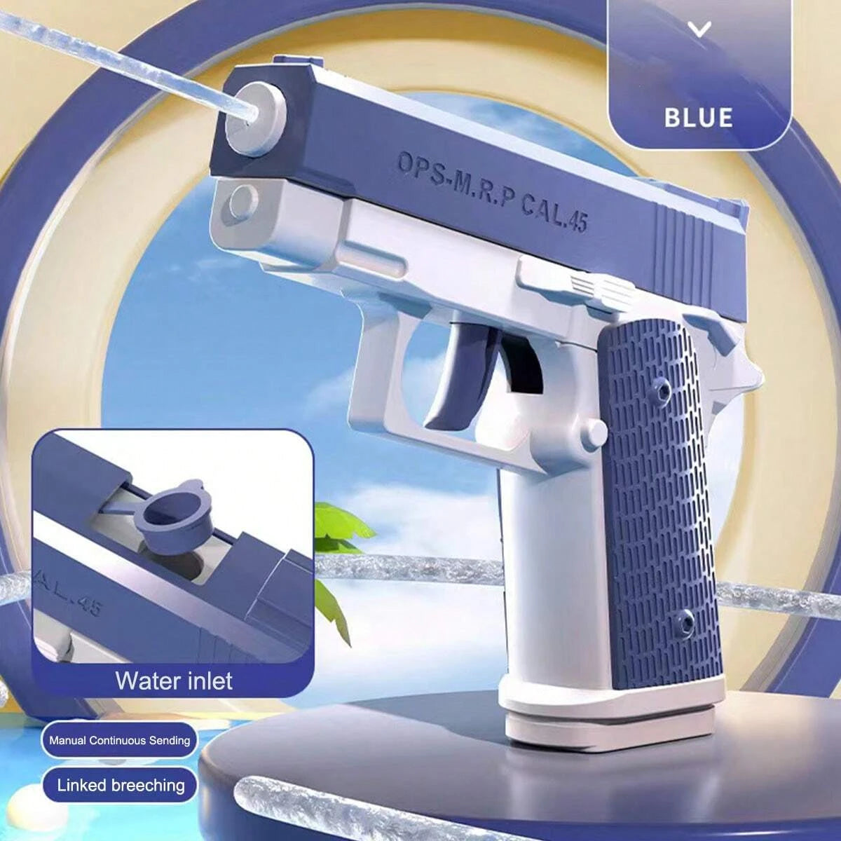 Pistolet à Eau Automatique – Jouet Été Rechargeable