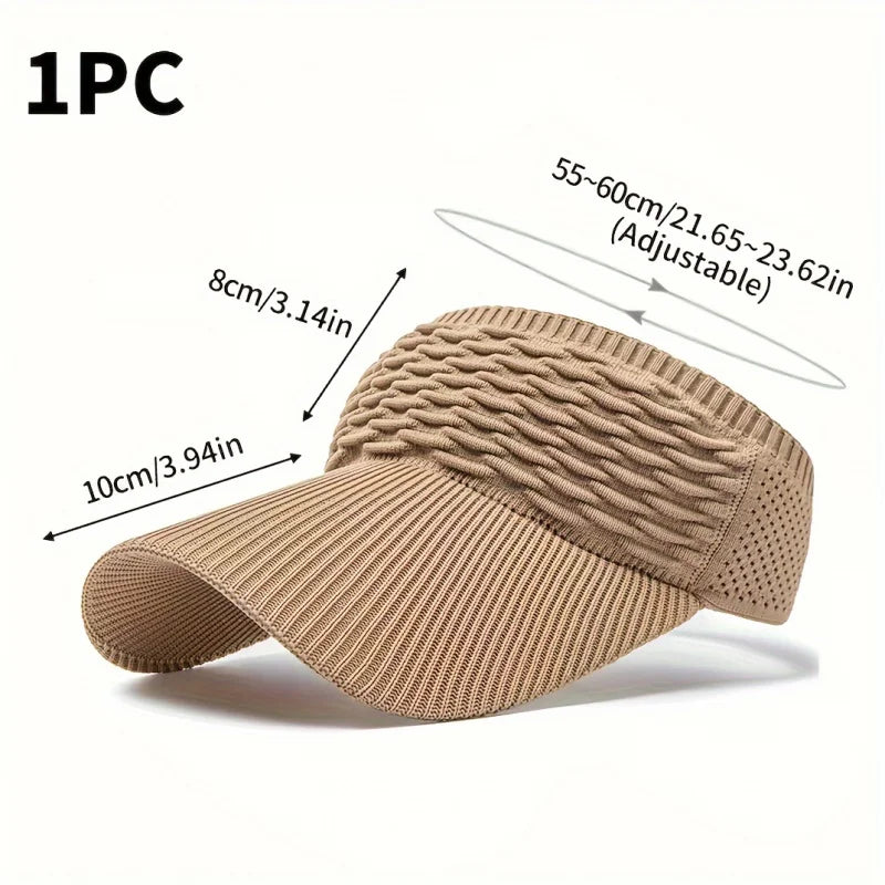Visière Anti‑UV Performance – Élégante, Ajustable & Ultra‑Respirante