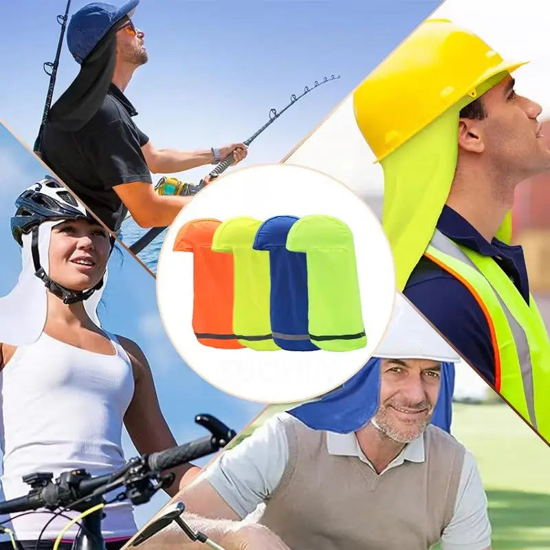 Schnelltrocknende Anti-Sonnenkappe – Langer Nackenschutz für Sport & Outdoor