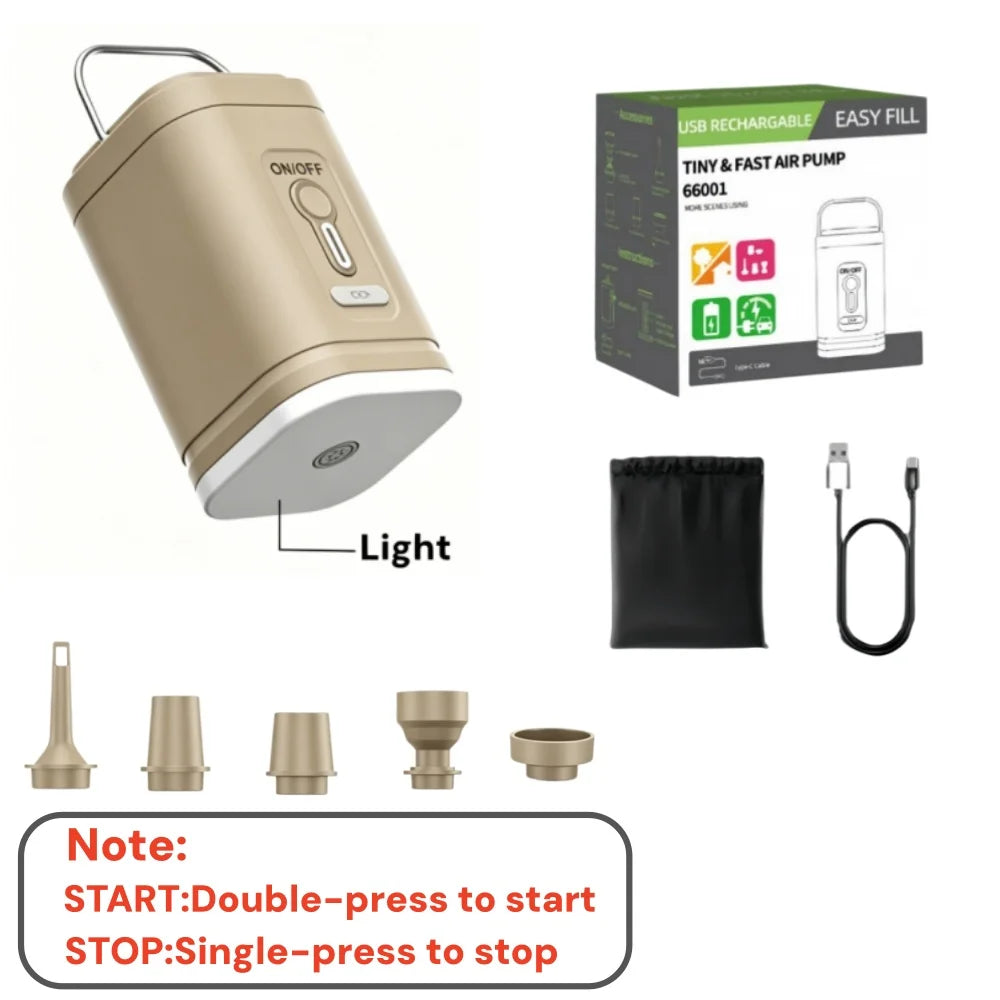 Gonfleur/Dégonfleur Électrique Rapide 1200mAh