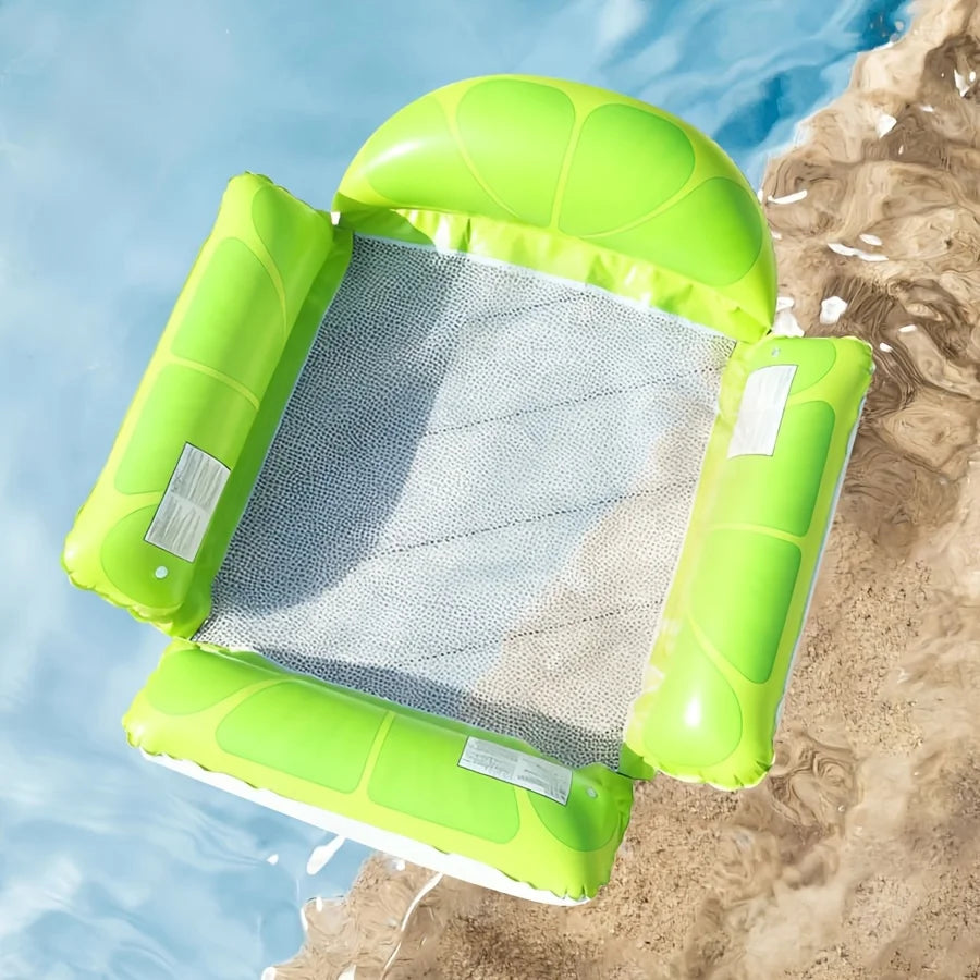 Aufblasbare schwimmende Matratze mit Fruchtmotiv