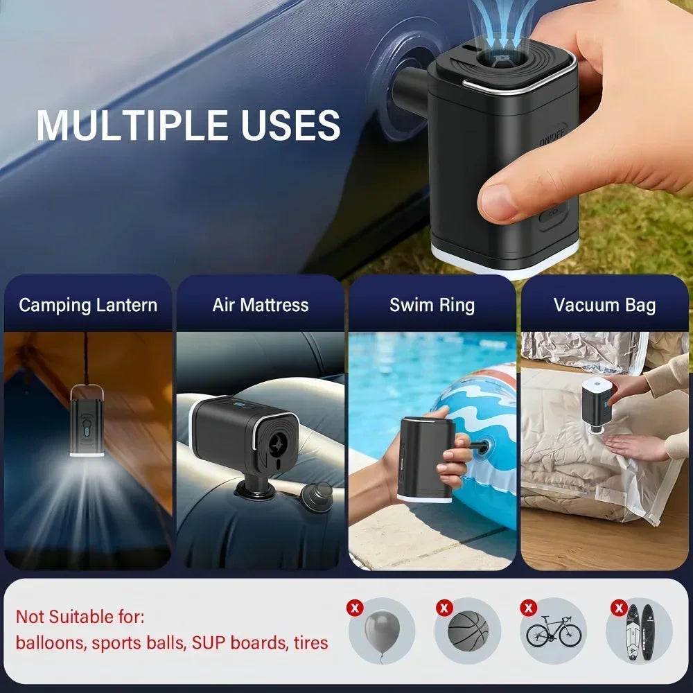 1200mAh Electric Quick Inflator/Deflator